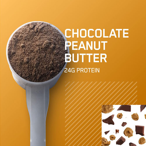 پودر پروتئین کازئین اپتیموم نوتریشن کره بادام زمینی شکلاتی