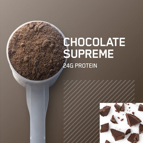 پودر پروتئین کازئین اپتیموم نوتریشن شکلاتی عالی