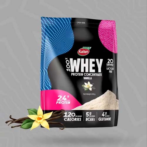 پودر پروتئین وی کاله 650 گرمی
 وانیلی